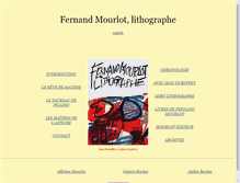 Tablet Screenshot of mourlot.com